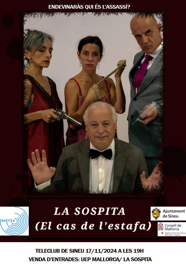 Obra de teatre "La Sospita (el cas de l'estafa)"