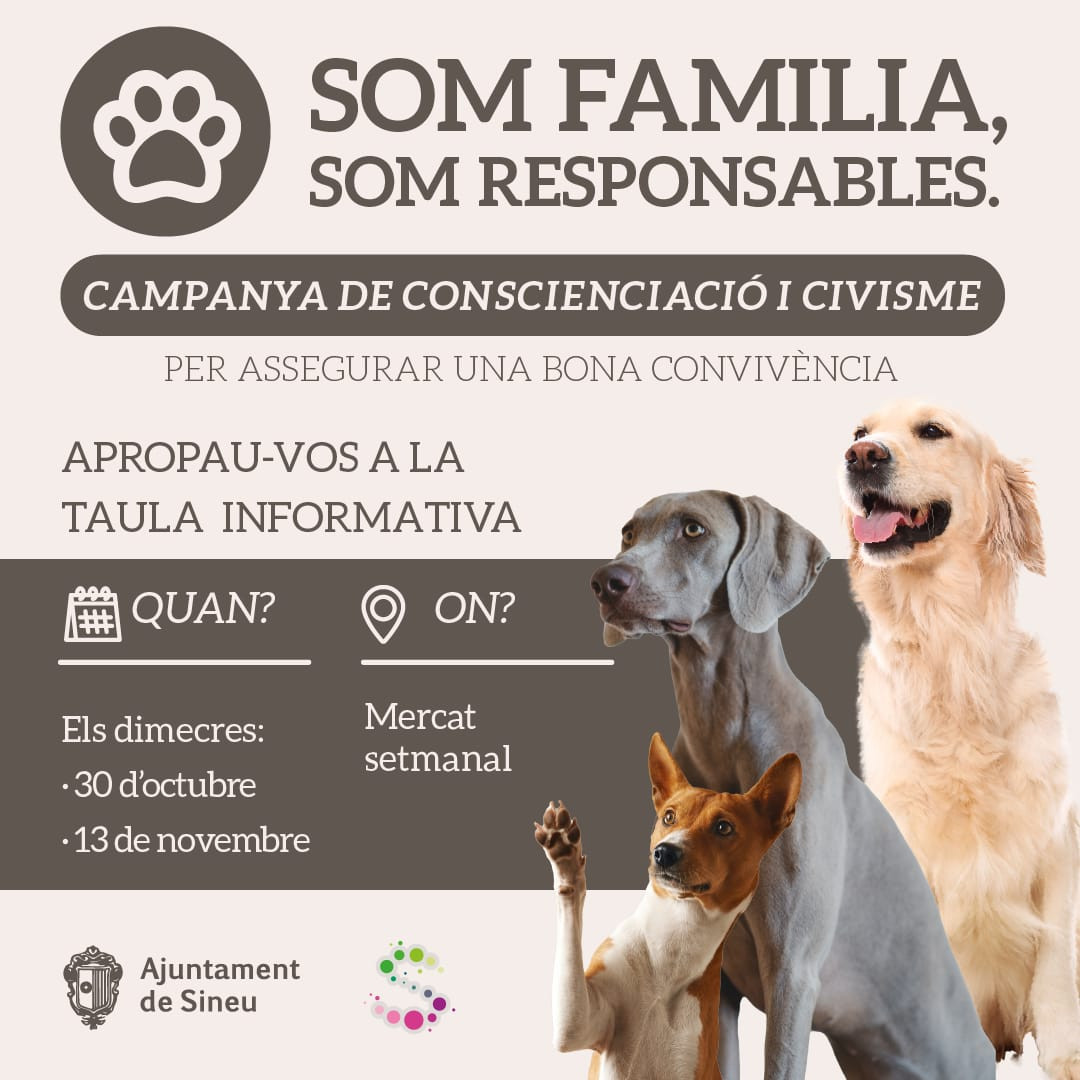 Campanya informativa per la conscienciació en favor del civisme