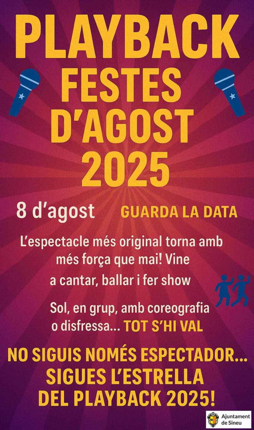 Playback festes d'agost 2025