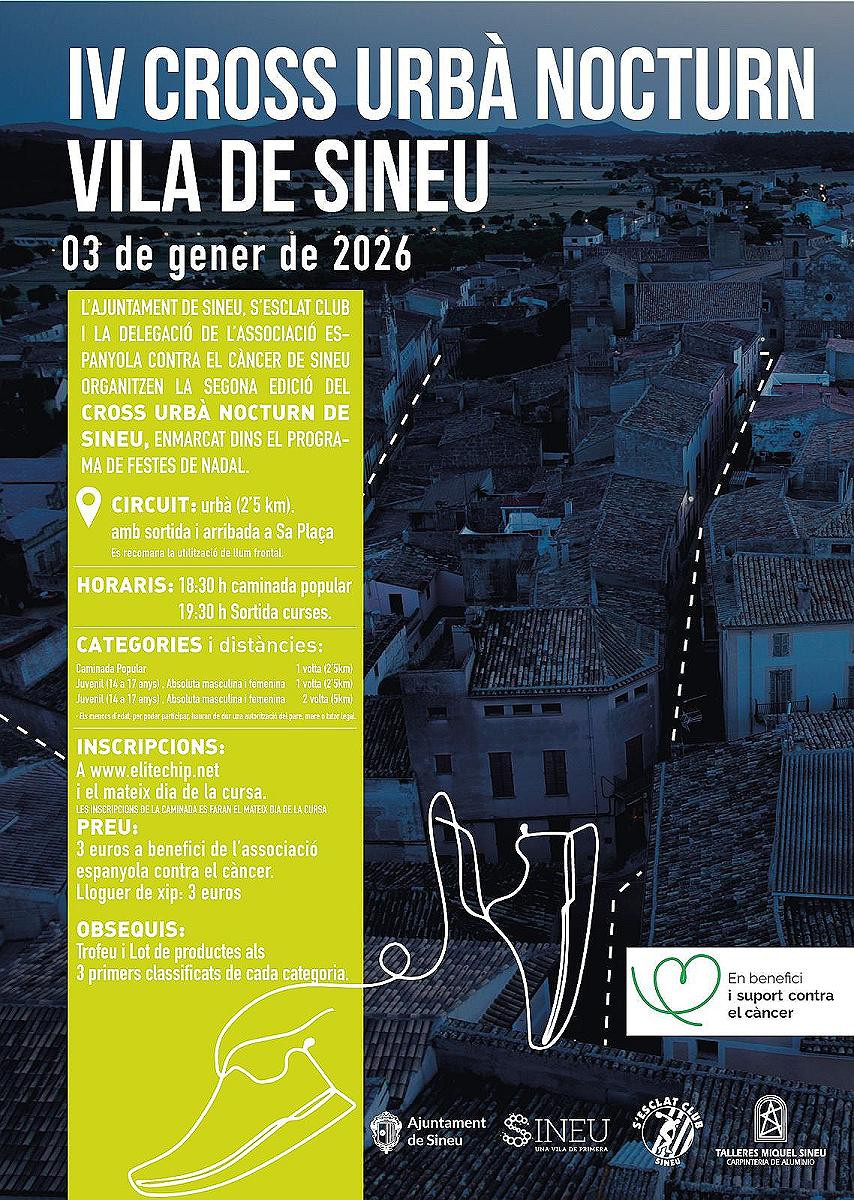 IV Cross Urbà Nocturn Vila de Sineu